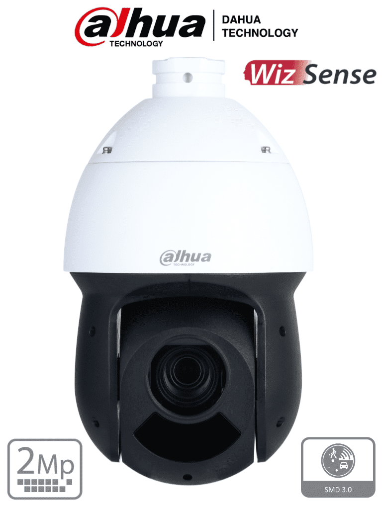 DAHUA SD49216DB-HNY - Camara IP PTZ de 2 Megapixeles/ 16x de Zoom Óptico/ 100 Metros de IR/ WizSense con SMD Plus/ Detección de Rostros Hasta 8 Rostros al Mismo Tiempo/ Protección Perimetral/ H.265/ WDR Real de 120 dB/ Ranura para MicroSD/ DAHUA SD49216DB-HNY - Camara IP PTZ de 2 Megapixeles/ 16x de Zoom Óptico/ 100 Metros de IR/ WizSense con SMD Plus/ Detección de Rostros Hasta 8 Rostros al Mismo Tiempo/ Protección Perimetral/ H.265/ WDR Real de 120 dB/ Ranura para MicroSD/